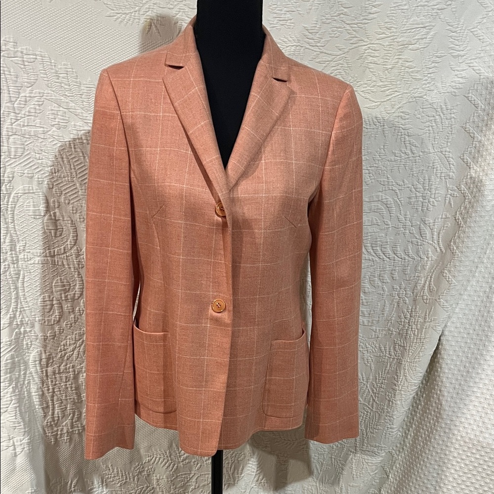 Luciano Barbera Cashmere Peach Blazer, size 40‎